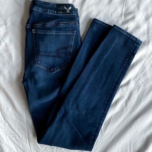 Dark American Eagle Hi-Rise Jegging